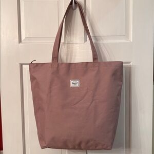 Herschel Supply Company Mica Canvas Tote Bag Pink Preowned